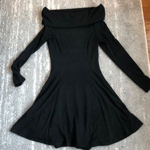 Off shoulder black dress